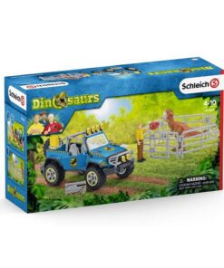 Alternative view of Schleich Dinosaarus Terreinwagen met Dino-Buitenpost