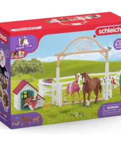Alternative view of Schleich Horse Club Hannah's Gastpaarden met Hond en Accessoires