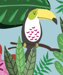 Servetten Jungle Bird 33x33 Cm