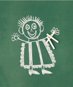 Alternative view of Ses Krijtjes Wit 12 stuks