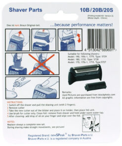 Alternative view of Shaver-Parts Bra Combipack Alt 10b/20b/20s