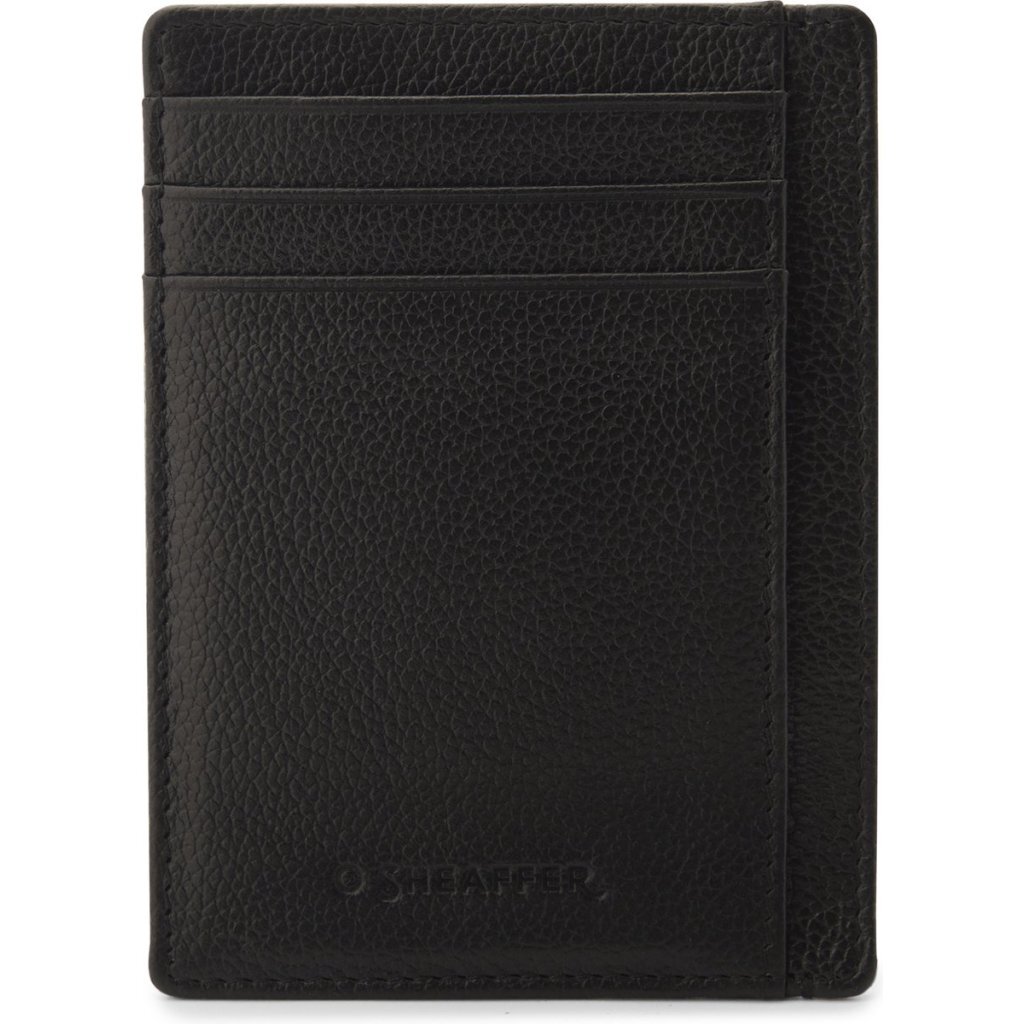 Sheaffer SF-G2932551-2 Balpen 300 M Giftset Glossy Black Chrome Gold Tone + Creditcardhouder - Image 2