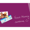 Sigel SI-B1204 Glasmagneetbord Be!Board Cyclaam 600x400x9mm Incl. 2 Magneten