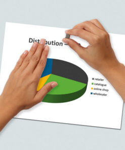 Alternative view of Sigel SI-B1300 Glasmagneetbord Be!Board 900x600mm Wit