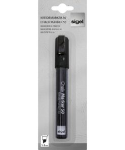 Sigel SI-BA180 Krijtstift Wigpunt 1-5 mm Zwart