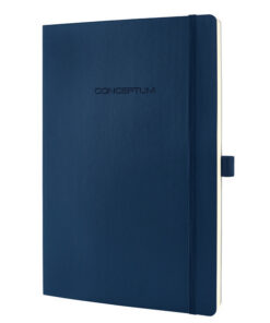 Sigel SI-CO317 Notitieboek Conceptum Pure Softcover A4 Blauw Gelinieerd