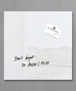 Sigel SI-GL158 Glasmagneetbord Artverum 300x300x15mm Wit