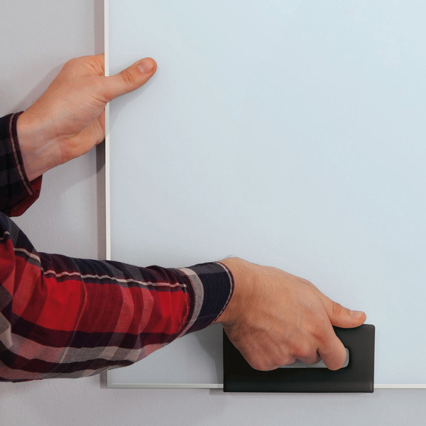 Sigel SI-GL210 Glasmagneetbord XL Artverum 1200x900x18mm Zwart - Image 3