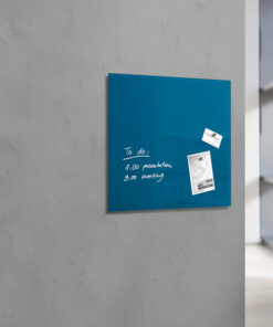 Alternative view of Sigel SI-GL252 Glasmagneetbord Artverum 480x480x15mm Petrolblauw