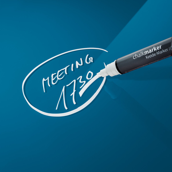 Sigel SI-GL252 Glasmagneetbord Artverum 480x480x15mm Petrolblauw - Image 5