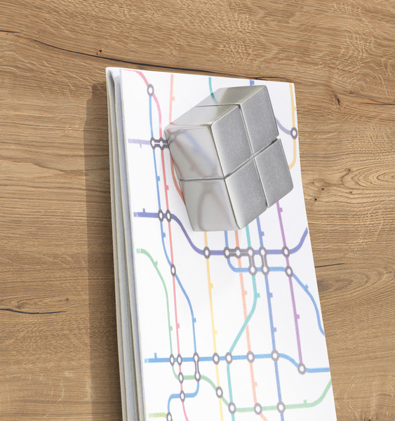 Sigel SI-GL254 Glasmagneetbord Artverum 480x480x15mm Natural Wood - Image 4