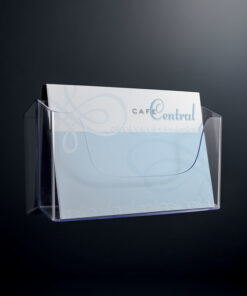 Sigel SI-LH118 Folderhouder Wandmodel A4 Liggend Transparant Acryl 1 Vak