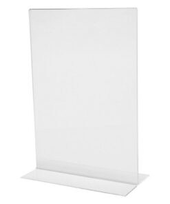 Sigel SI-TA220 Tafelstandaard A4 Recht Transparant