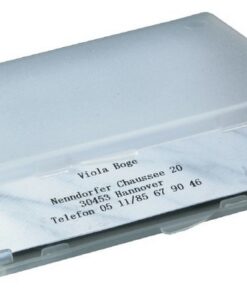 Sigel SI-VA140 Visitekaartjesetui Transparant Voor Kaarten Tot 90x55mm