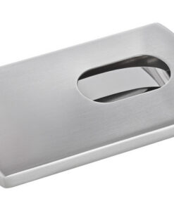 Sigel SI-VZ120 Visitekaartetui Zilver "Snap" Voor Kaarten Tot 91x57mm