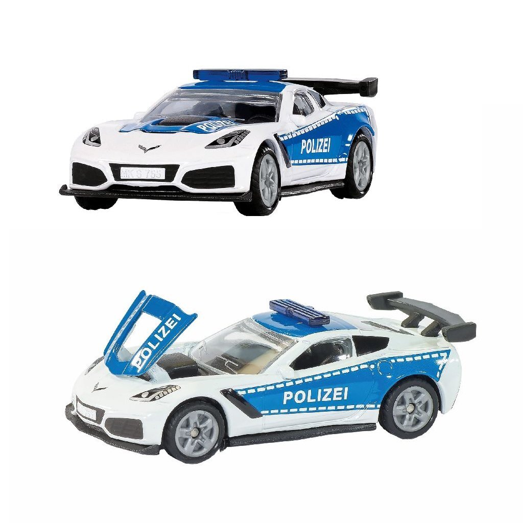 Siku 1525 Chevrolet Corvette ZR1 Polizei - Image 3