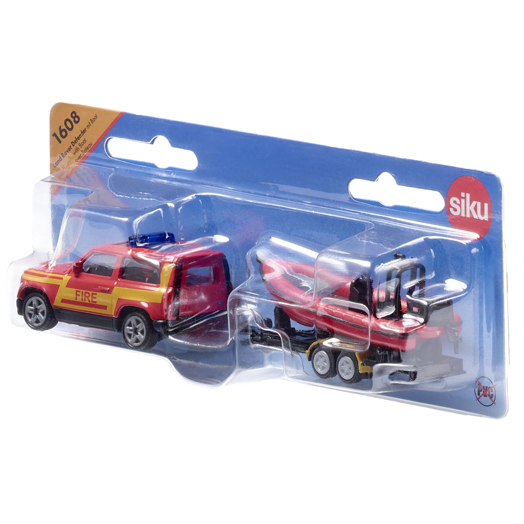 Siku 1608 Land Rover Defender met Boot - Image 4