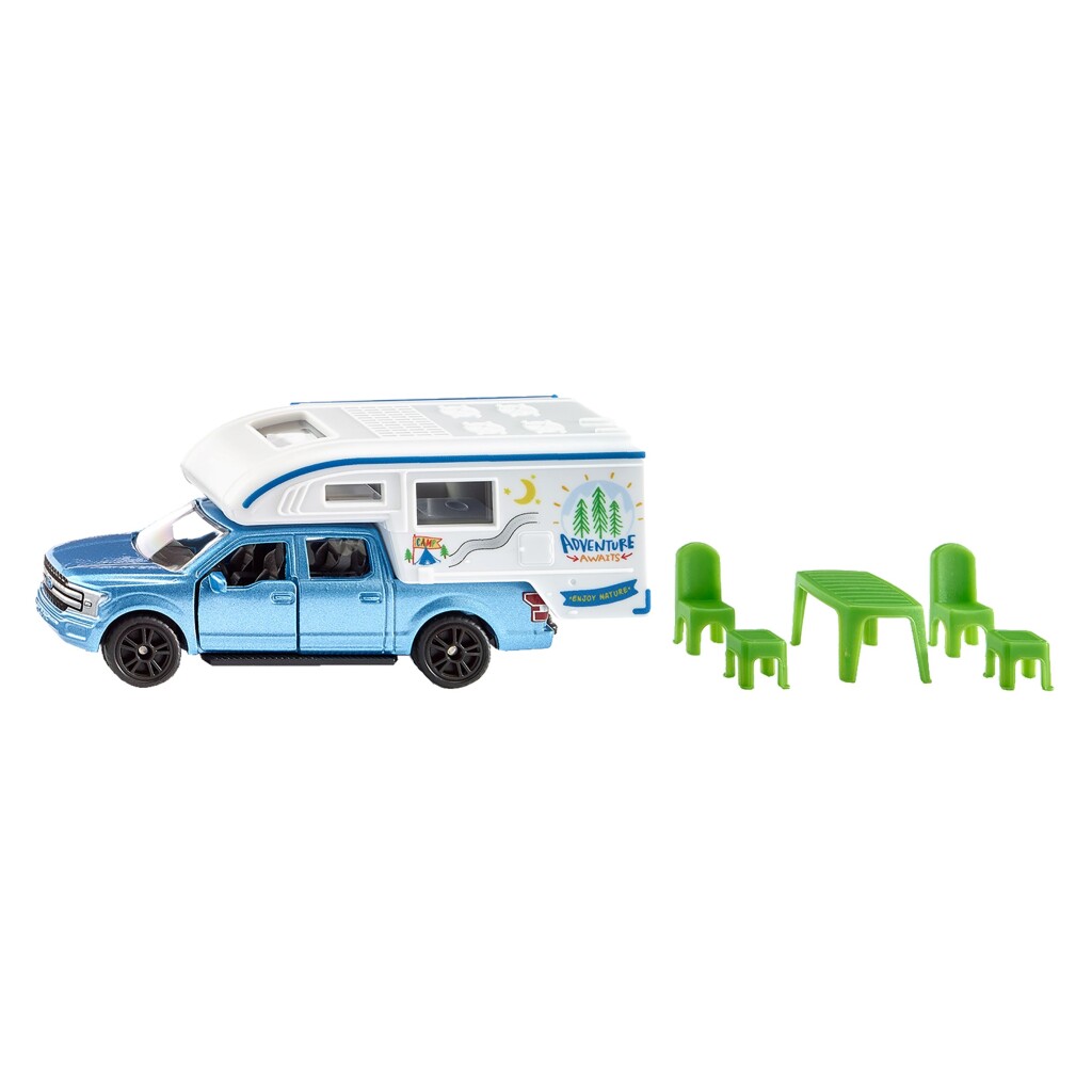 Siku 1693 Ford F150 Pick-Up Camper - Image 2