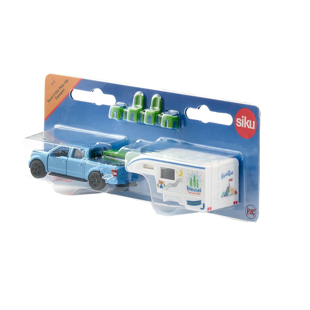 Siku 1693 Ford F150 Pick-Up Camper - Image 3