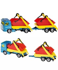 Alternative view of Siku 1695 Vrachtwagen + Puincontainer en Aanhanger