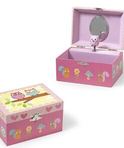 Simply for Kids Houten Juwelendoosje Uil met Muziek en Ballerina