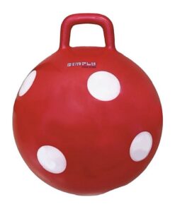 Simply for Kids Skippybal Polkadot 45 cm Rood/Wit