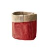 Sizo Waterdichte Plantenzak van Jute 15 cm Rood