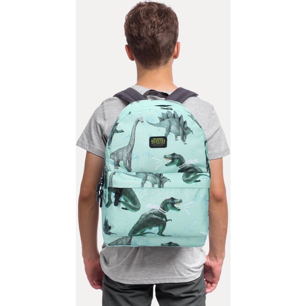 Skooter Rugzak Dino Explorer 38x25x11 cm Mint/Zwart - Afbeelding 4