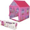 Speeltent Huis 72x95x102 cm Roze