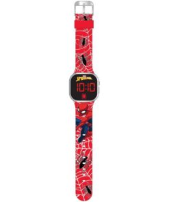 Spiderman LED Horloge Rood