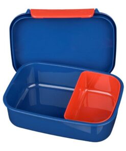 Alternative view of Spiderman Lunchbox Blauw/Rood