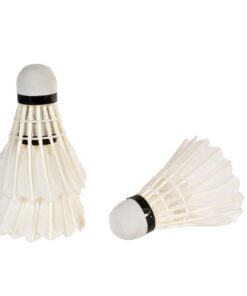SportX Badmintonshuttles met Veren 3 Stuks Wit