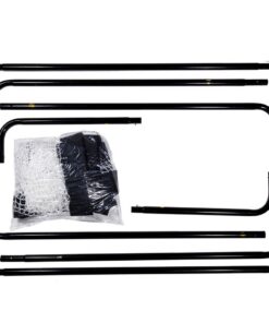 Alternative view of SportX Metalen Voetbaldoel 182x60x122 cm Zwart