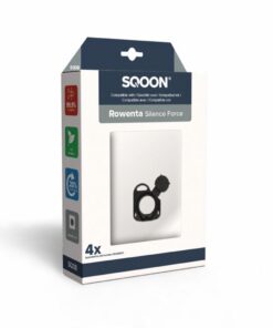 Sqoon Stofzuigerzakken voor Rowenta Silenceforce Xtrem 4 Stuks