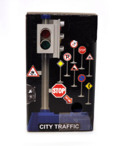 Stoplicht met Verkeersborden + Licht en Geluid