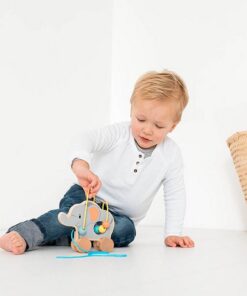 Alternative view of Studio Circus Houten Trekfiguur Olifant