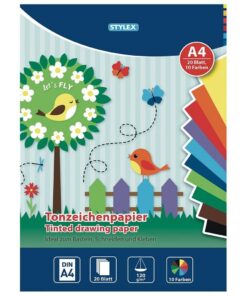 Stylex Hobby Papier A4 10 Kleuren 20 Stuks