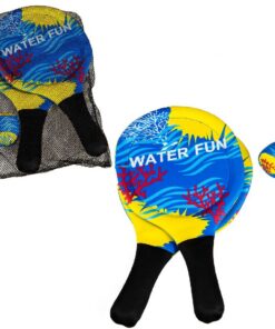 Summertime Water Fun Soft Beach Ball Set Blauw/Geel