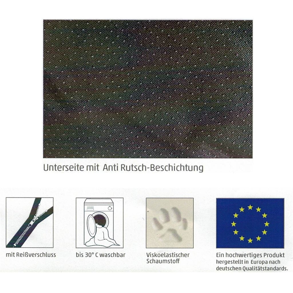 Sun Garden Lou Orthopedisch Hondenkussen 80x55x5cm Antraciet - Image 4