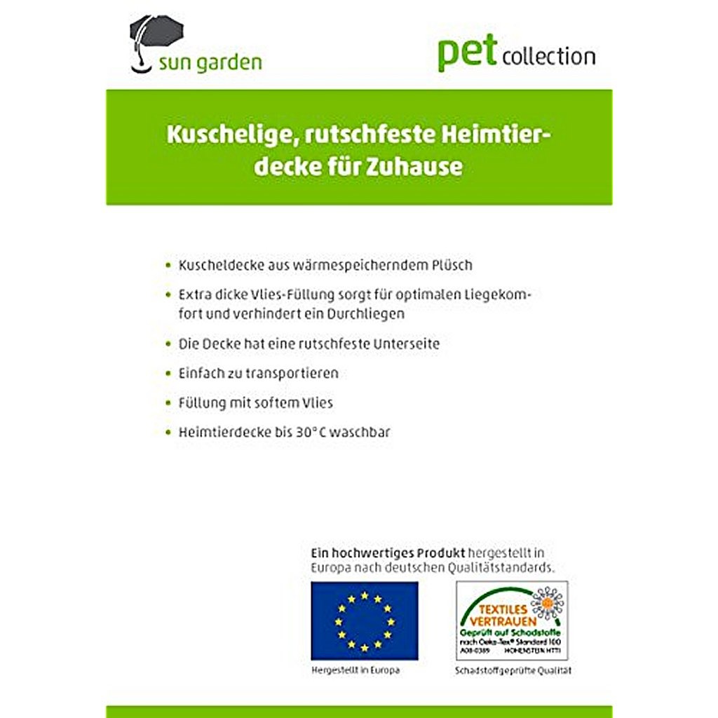 Sun Garden Malu Hondenkleed 120x80x5cm Grijs - Image 5