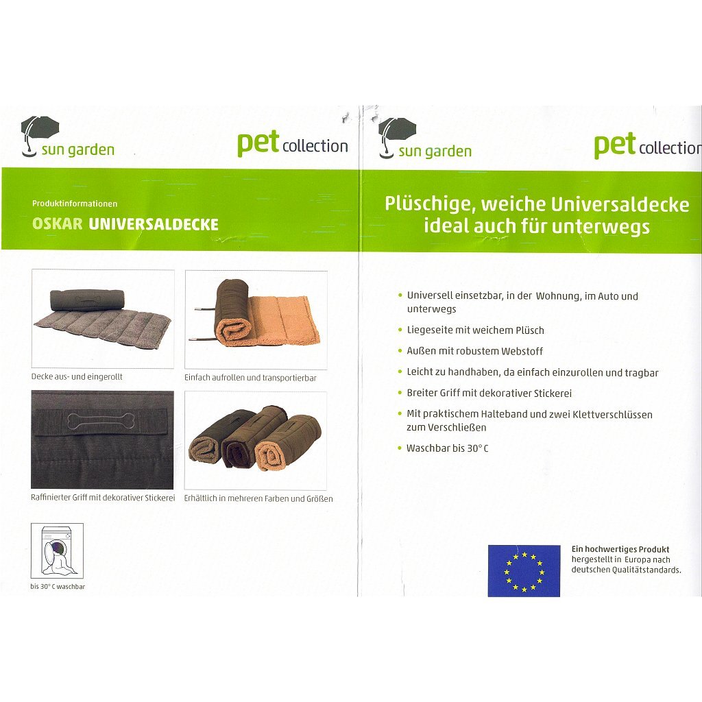 Sun Garden Oskar Oprolbaar Hondenkleed 100x65x4 cm Grijs - Image 5