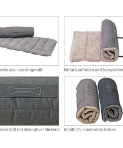 Alternative view of Sun Garden Oskar Oprolbaar Hondenkleed 130x90x4 cm Grijs