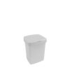 Sunware Delta Prullenbak Met Klep 10l Wit
