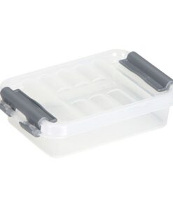 Sunware Q-Line Opbergbox 0.2L Tranparant/Zilver