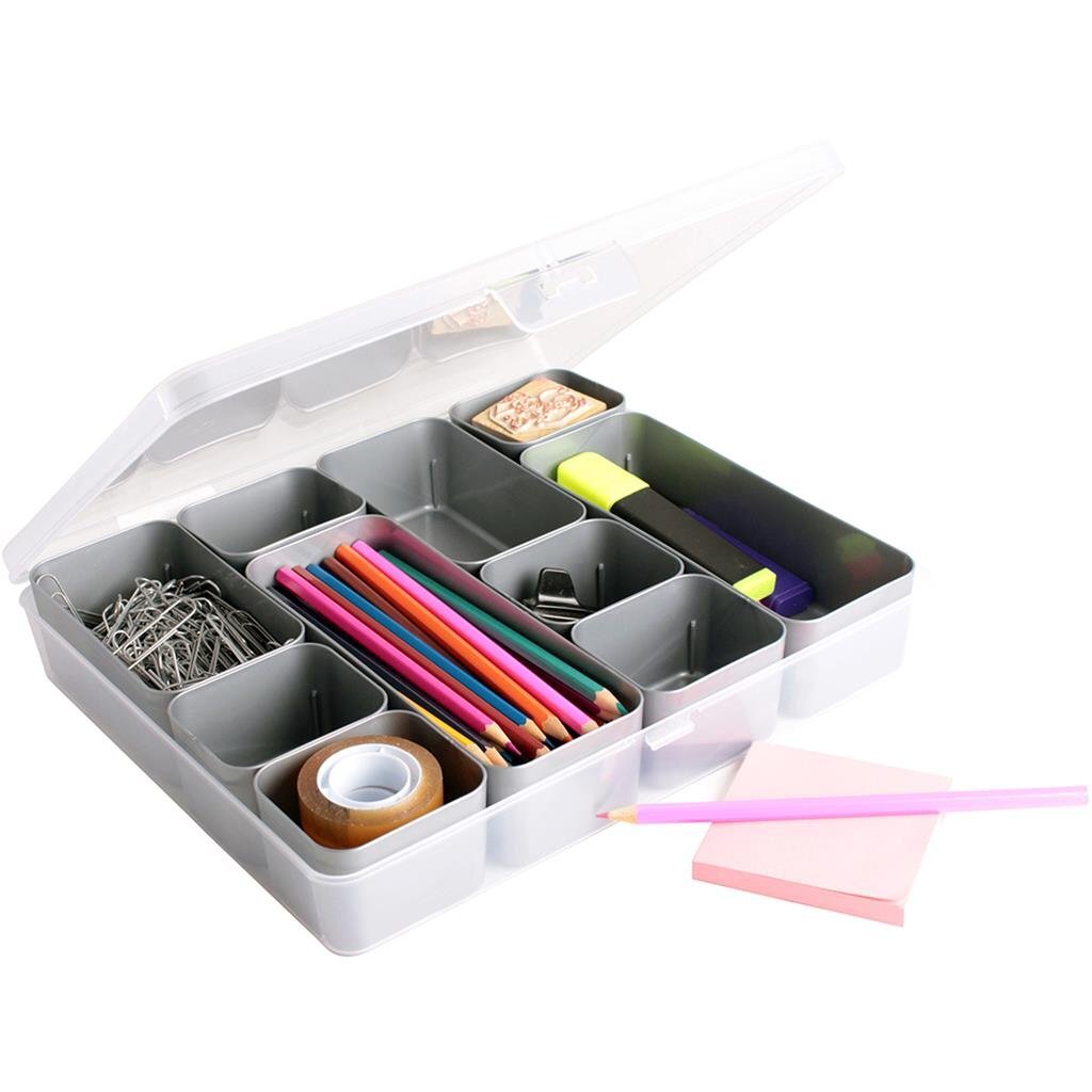 Sunware Q-Line Opbergbox 3.6L Transparant/Grijs - Afbeelding 2