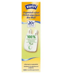 Swirl Bio Pedaalemmerzakken met Handvat 20L 6 Stuks