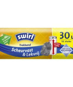 Swirl XL Pedaalemmerzakken met Trekband 30L 12 Stuks