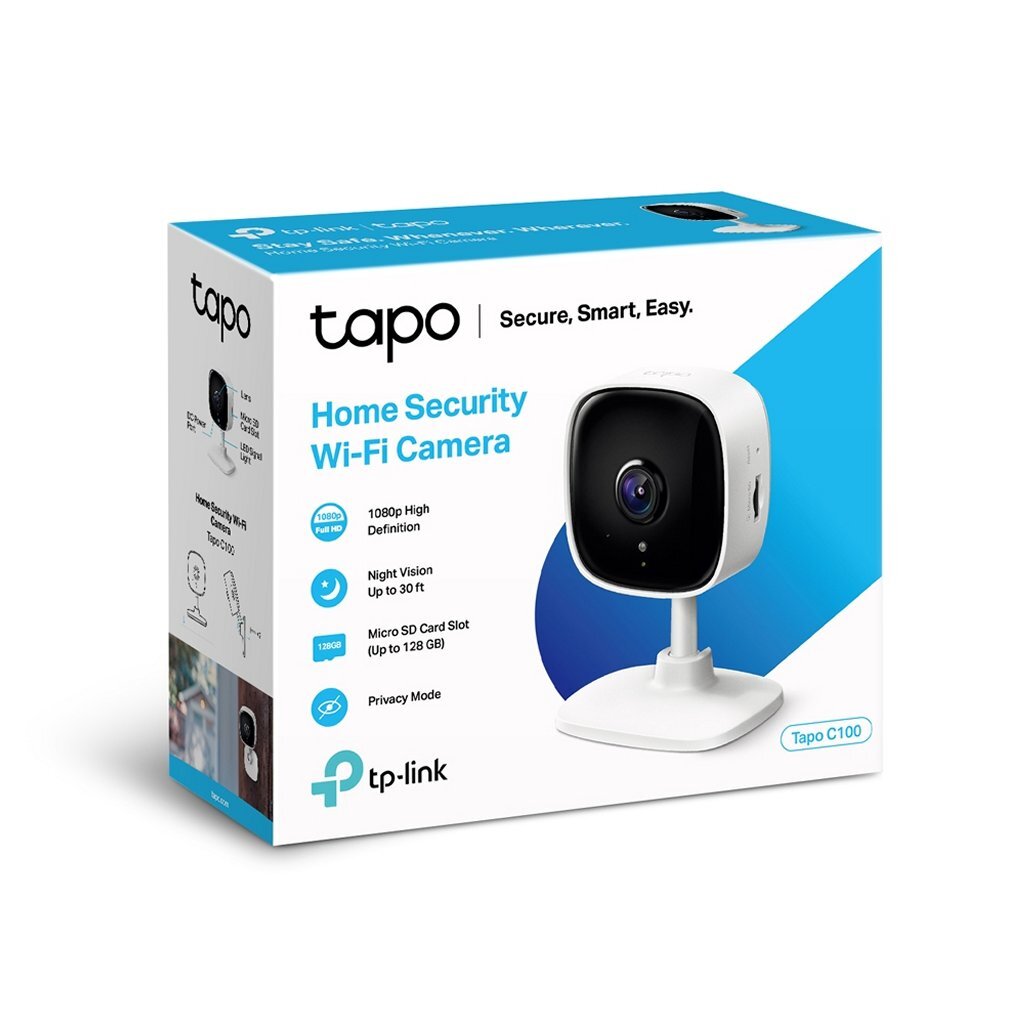 TP-Link Tapo C100 IP-Beveiligingscamera Wit/Zwart - Afbeelding 3