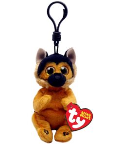 TY Beanie Babies Bellies Clip Knuffel Hond Ace 10 cm