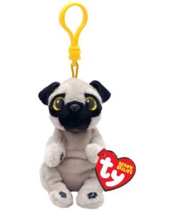 TY Beanie Babies Bellies Clip Knuffel Hond Izzy 10 cm